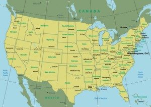 United States map vector