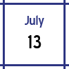 july 13